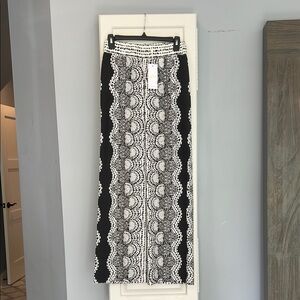 Lilly Pulitzer Bal Harbour Palazzo Pants XXS NWT Black & White